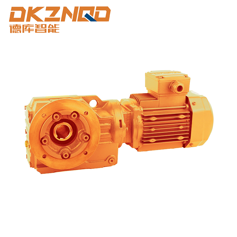S-serien retvinklet spiral-snekkegearmotor med momentarmmontering