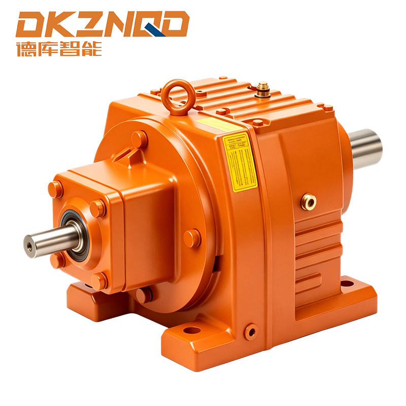 R RF RX Series Helical Solid Shaft Gearkasse Gear Unit Speed ​​Reducer